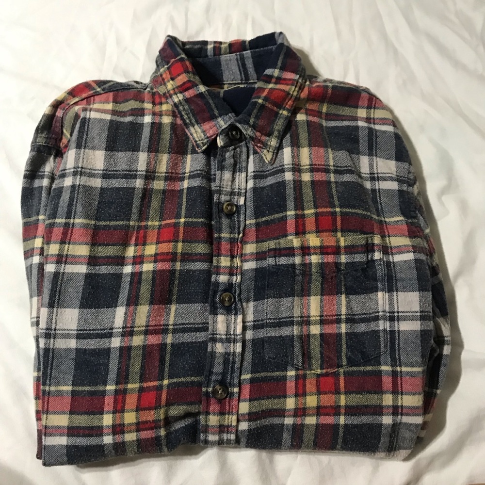 Urban Renewal Recycled Overdyed Flannel Shirt - Picture 5 of 6